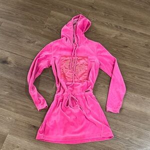 Baby Phat Pink Hoodie Dress